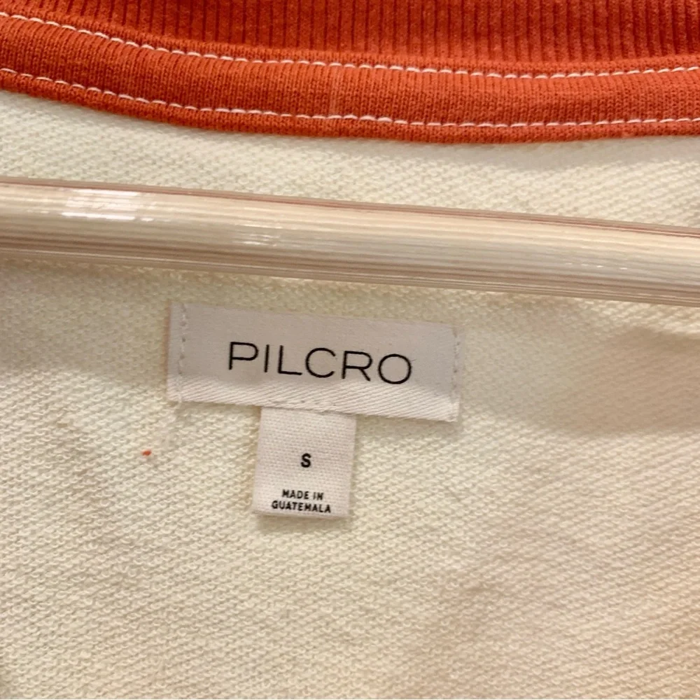 🌺 ANTHROPOLOGIE Pilcro Muscle Sweatshirt Tank in California Poppy Flower Red - Picture 11 of 15